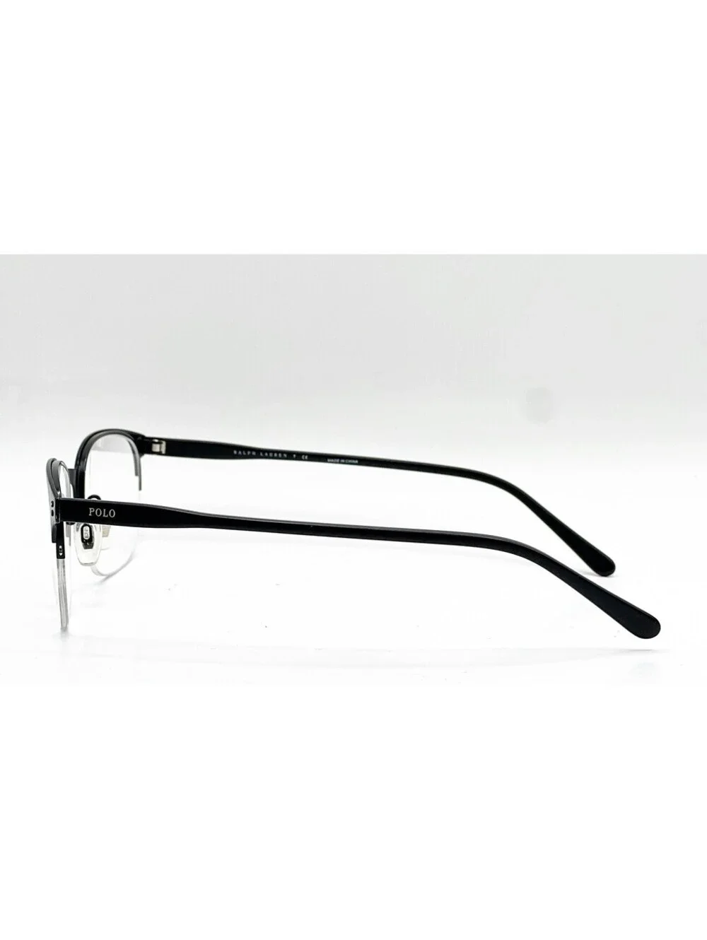 Polo Ralph Lauren PH 1163 9038 Matte Black Rectangle Eyeglass Frames 53-20-145